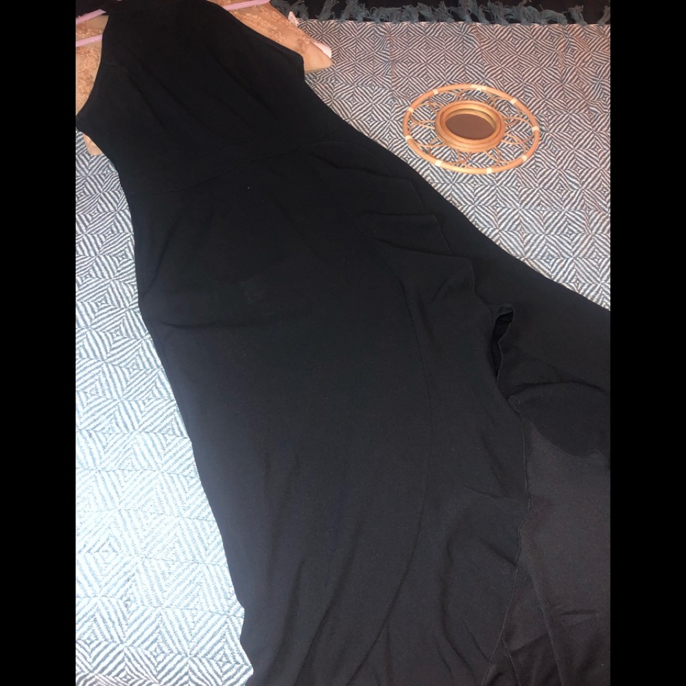 Beautiful black halter evening dress